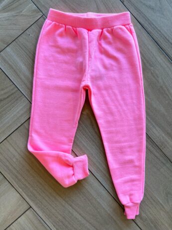 Calça Jogger Infantil Feminina Rosa Neon Fernanda Ramos Kids
