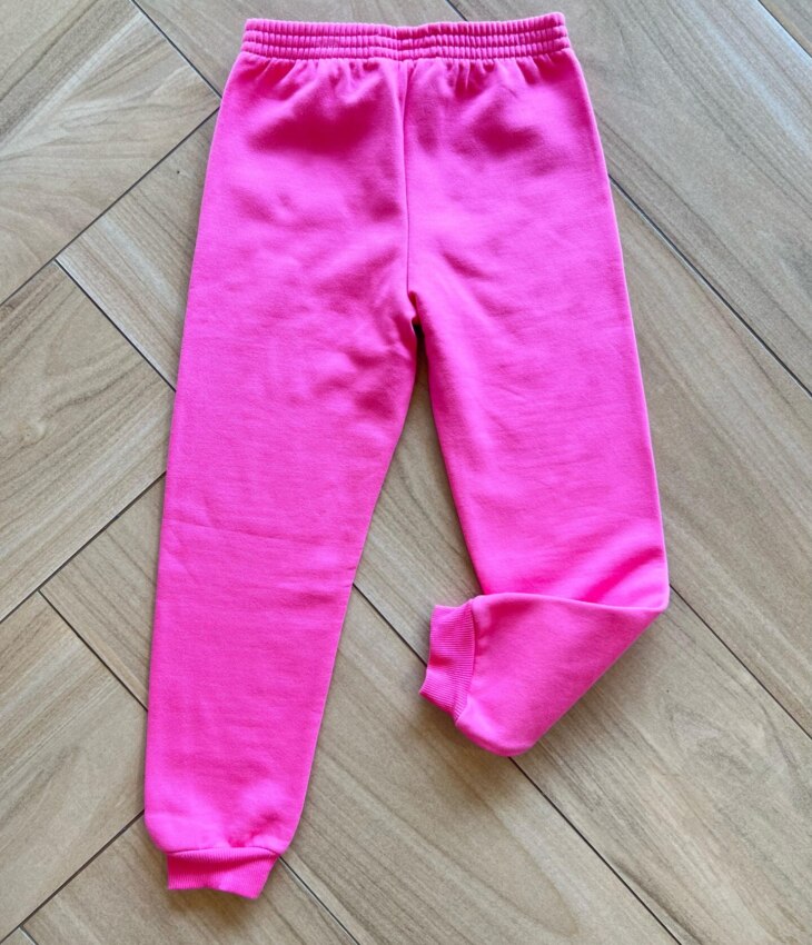 Calça Jogger Infantil Feminina Básica Rosa Fernanda Ramos Kids