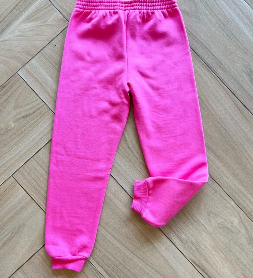 Calça Jogger Infantil Feminina Básica Rosa Fernanda Ramos Kids