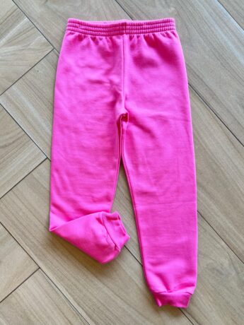 Calça Jogger Infantil Feminina Básica Rosa Fernanda Ramos Kids