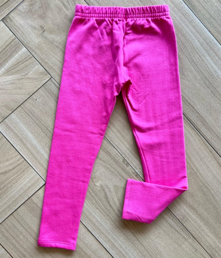 Calça Legging Infantil Feminina Flanelada Rosa Fernanda Ramos Kids