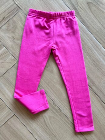 Calça Legging Infantil Feminina Flanelada Rosa Fernanda Ramos Kids