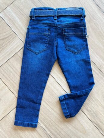 Calça Masculina Infantil Jeans com Cinto Azul Fernanda Ramos Kids