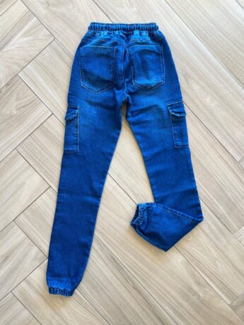 Calça Masculina Infantil Jeans Jogger com Bolsos Fernanda Ramos Kids