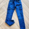 Calça Masculina Infantil Jeans Jogger com Bolsos Fernanda Ramos Kids