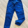 Calça Masculina Infantil Jeans Jogger com Bolsos e Cordão Fernanda Ramos Kids
