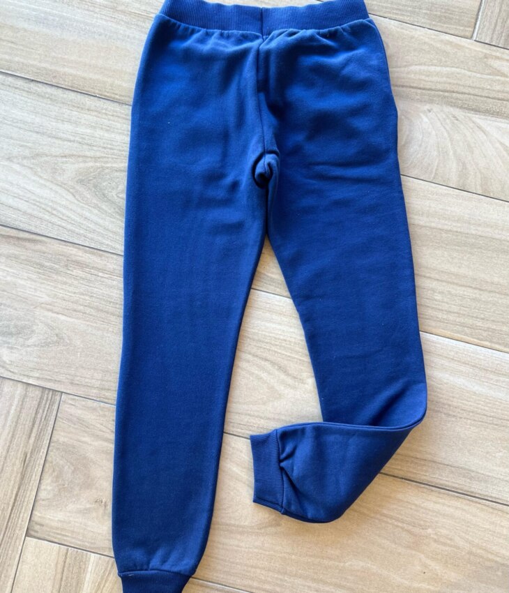 Calça Masculina Infantil Jogger Azul Marinho com Bolso Fernanda Ramos Kids