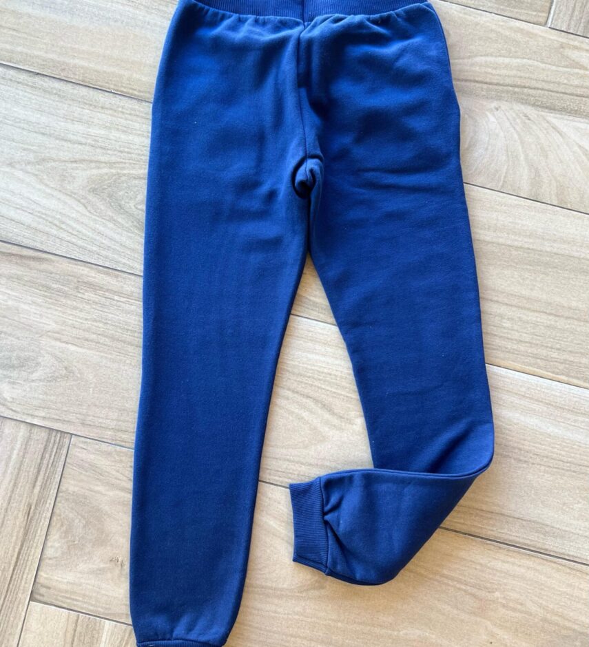 Calça Masculina Infantil Jogger Azul Marinho com Bolso Fernanda Ramos Kids