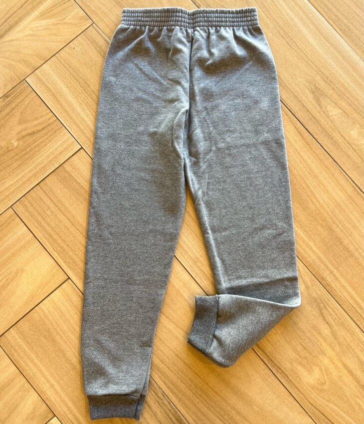 Calça Masculina Infantil Jogger Cinza com Elástico na Cintura Fernanda Ramos Kids