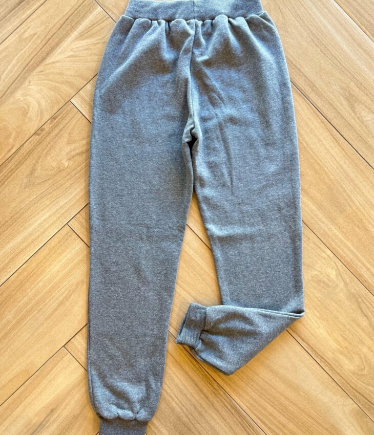 Calça Masculina Infantil Jogger com Bolsos Cinza Fernanda Ramos Kids