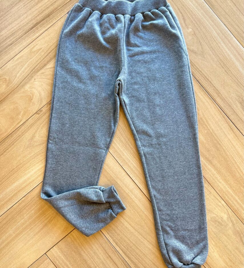 Calça Masculina Infantil Jogger com Bolsos Cinza Fernanda Ramos Kids