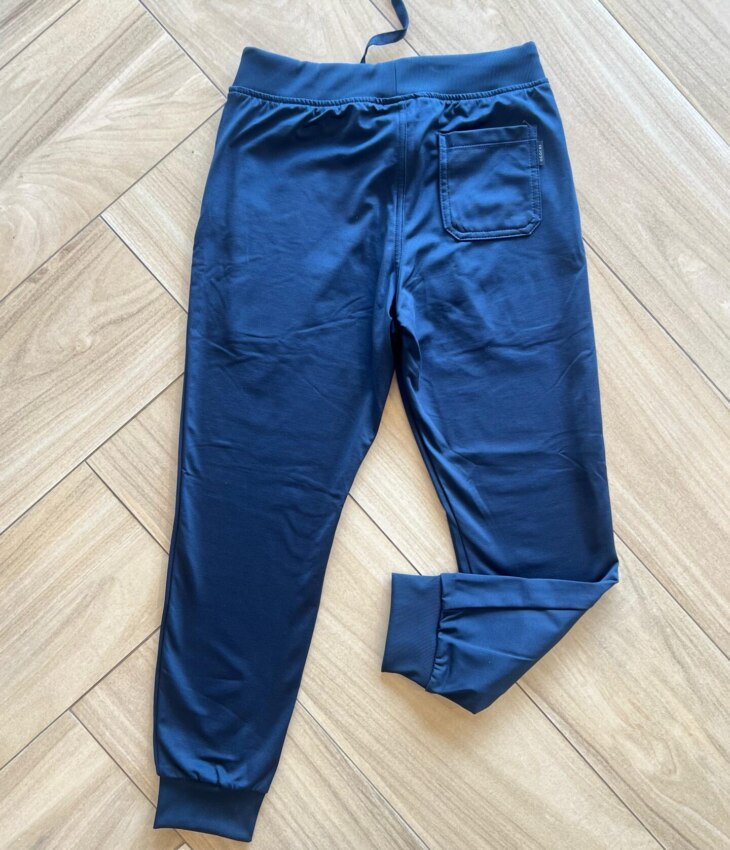 Calça Masculina Infantil Jogger Essencial com Amarração Azul Fernanda Ramos KIds