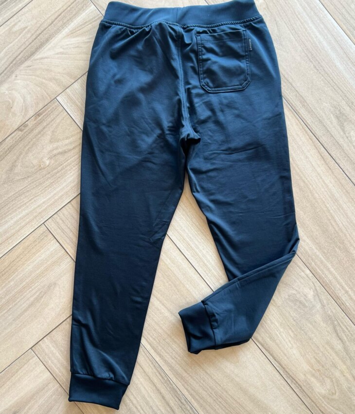 Calça Masculina Infantil Jogger Essencial com Amarração Preta Fernanda Ramos Kids