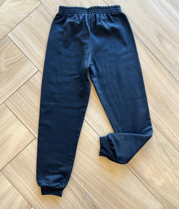Calça Masculina Infantil Jogger Preta com Elástico na Cintura Fernanda Ramos Kids