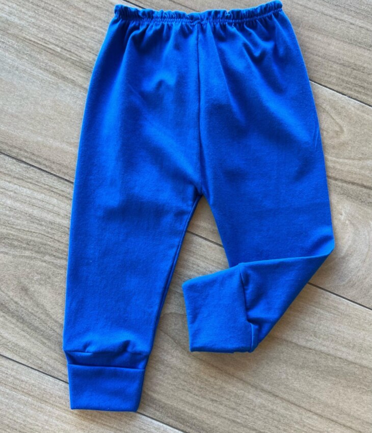 Calça Mijão Unissex Infantil Azul Marinho Fernanda Ramos Kids