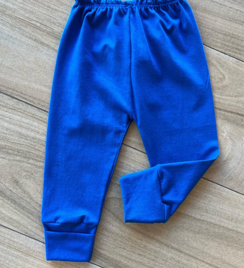 Calça Mijão Unissex Infantil Azul Marinho Fernanda Ramos Kids