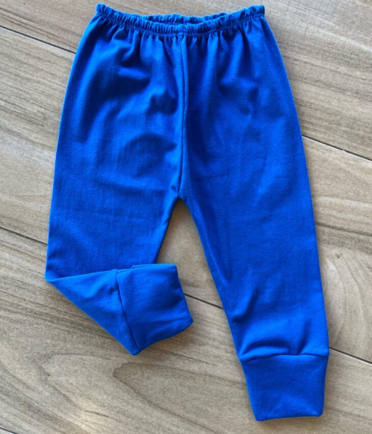 Calça Mijão Unissex Infantil Azul Marinho Fernanda Ramos Kids