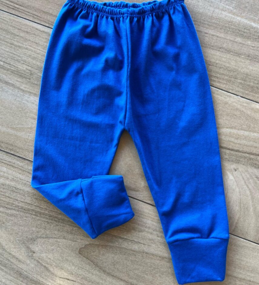 Calça Mijão Unissex Infantil Azul Marinho Fernanda Ramos Kids
