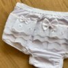 fernandaramosstore com br Calcinha Infantil Feminina Detalhe em Laise Branca1