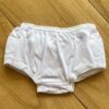 Calcinha Infantil Feminina Detalhe em Laise Branca Fernanda Ramos Kids