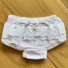 fernandaramosstore com br Calcinha Infantil Feminina Detalhe em Laise Branca2