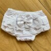 fernandaramosstore com br Calcinha Infantil Feminina Detalhe em Laise e Laço Branca2