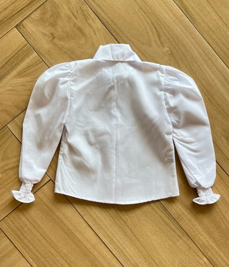 fernandaramoskids com br Camisa Manga Longa Infantil Feminina Lastex no Punho e Botões2