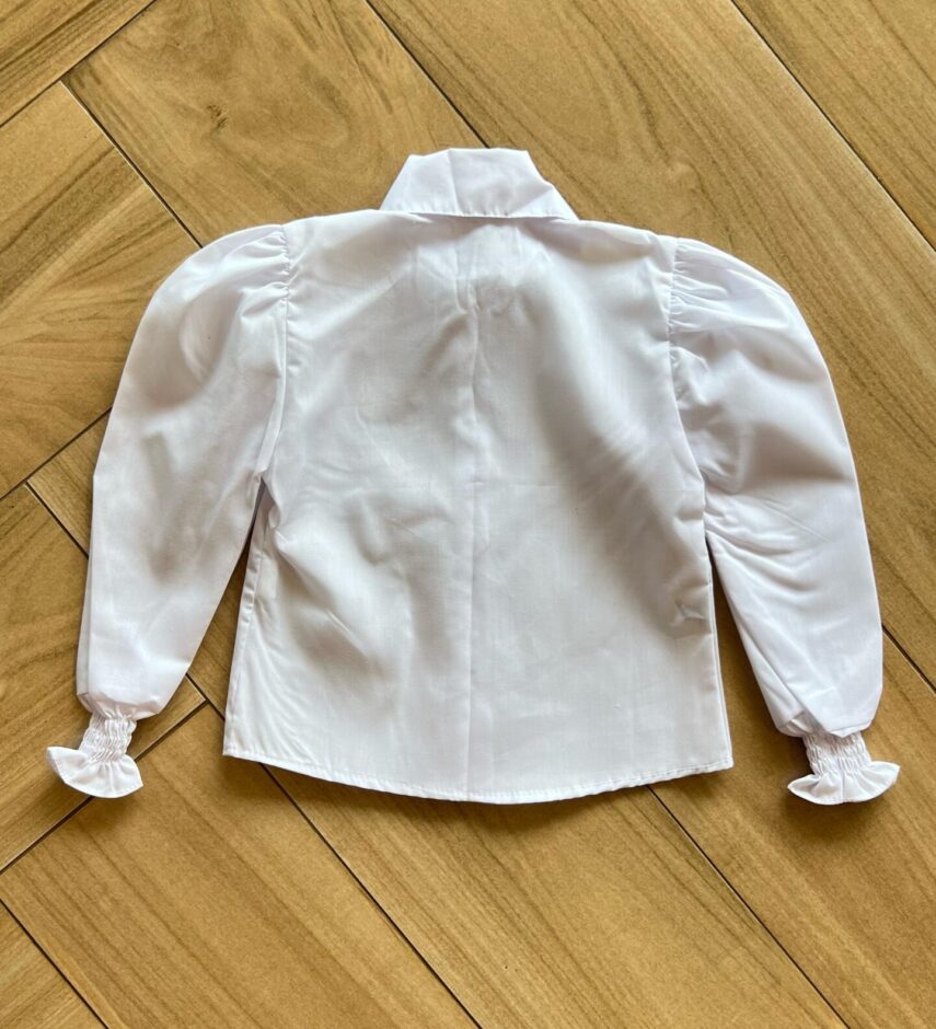 fernandaramoskids com br Camisa Manga Longa Infantil Feminina Lastex no Punho e Botões2