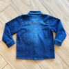 Camisa Polo Infantil Masculina Jeans Manga Longa com Bolso Fernanda Ramos Kids
