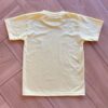 Camiseta Infantil Masculina Manga Curta Básica Amarela Fernanda Ramos Kids