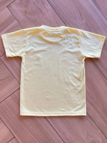 Camiseta Infantil Masculina Manga Curta Básica Amarela Fernanda Ramos Kids