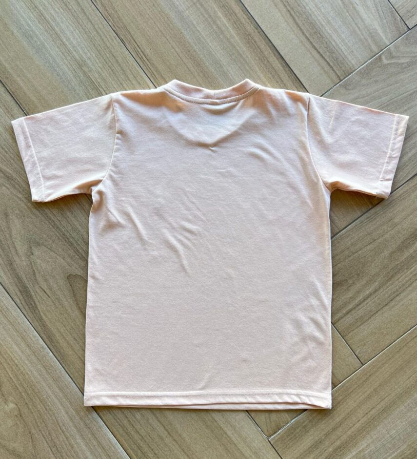 Camiseta Infantil Masculina Manga Curta Básica Nude Fernanda Ramos Kids