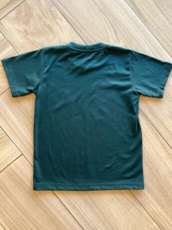 Camiseta Infantil Masculina Manga Curta Básica Verde Militar Fernanda Ramos Kids