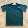 Camiseta Infantil Masculina Manga Curta Básica Verde Militar Fernanda Ramos Kids