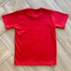 Camiseta Infantil Masculina Manga Curta Básica Vermelha Fernanda Ramos Kids