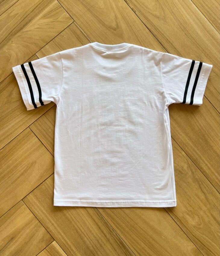 Camiseta Infantil Masculina Manga Curta TikTok Branca Fernanda Ramos Kids
