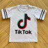 Camiseta Infantil Masculina Manga Curta TikTok Branca Fernanda Ramos Kids