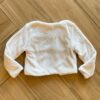 Casaco Manga Longa Infantil Feminino Peluciado Off White Fernanda Ramos Kids