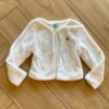 Casaco Manga Longa Infantil Feminino Peluciado Off White Fernanda Ramos Kids