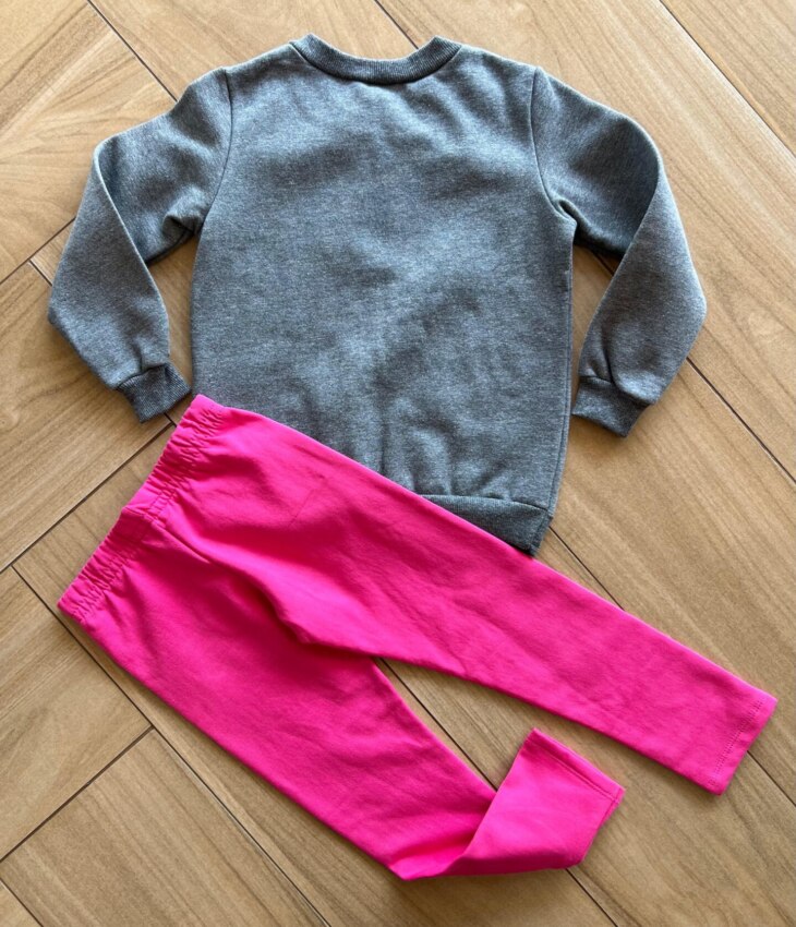 Conjunto Infantil Feminino Blusa Manga Longa Acampamento e Calça Fernanda Ramos Kids