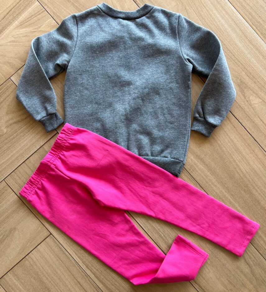 Conjunto Infantil Feminino Blusa Manga Longa Acampamento e Calça Fernanda Ramos Kids