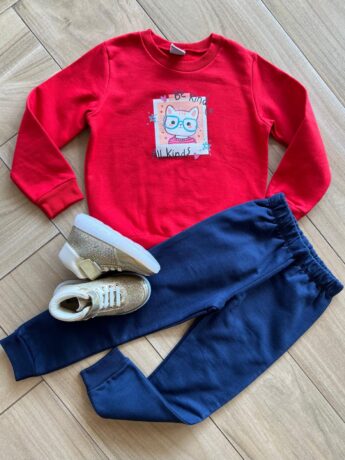 Conjunto Infantil Feminino Blusa Manga Longa All Kinds e Calça Fernanda Ramos Kids