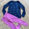 Conjunto Infantil Feminino Blusa Manga Longa BFF e Calça Fúcsia Fernanda Ramos Kids