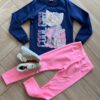 Conjunto Infantil Feminino Blusa Manga Longa Cool Girl e Calça Fernanda Ramos Kids