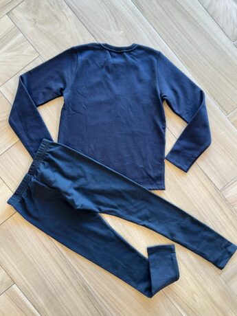 Conjunto Infantil Feminino Blusa Manga Longa Love e Calça Preta Fernanda Ramos Kids