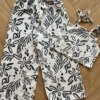 fernandaramoskids com br Conjunto Infantil Feminino Cropped Alça e Calça Wide Leg Estampado3