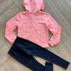 Conjunto Infantil Feminino Jaqueta Let's Do It e Calça Preta Fernanda Ramos Kids