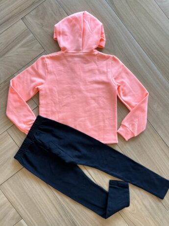 Conjunto Infantil Feminino Jaqueta Let's Do It e Calça Preta Fernanda Ramos Kids