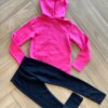 Conjunto Infantil Feminino Jaqueta Some Love e Calça Preta Fernanda Ramos Kids
