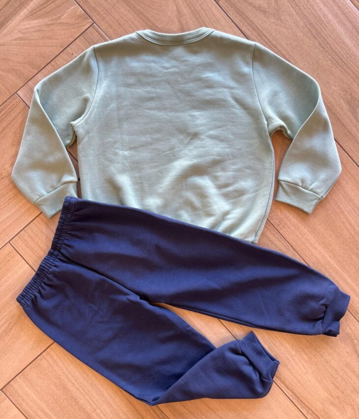 Conjunto Infantil Masculino Blusa Manga Longa Acampamento e Calça Fernanda Ramos Kids